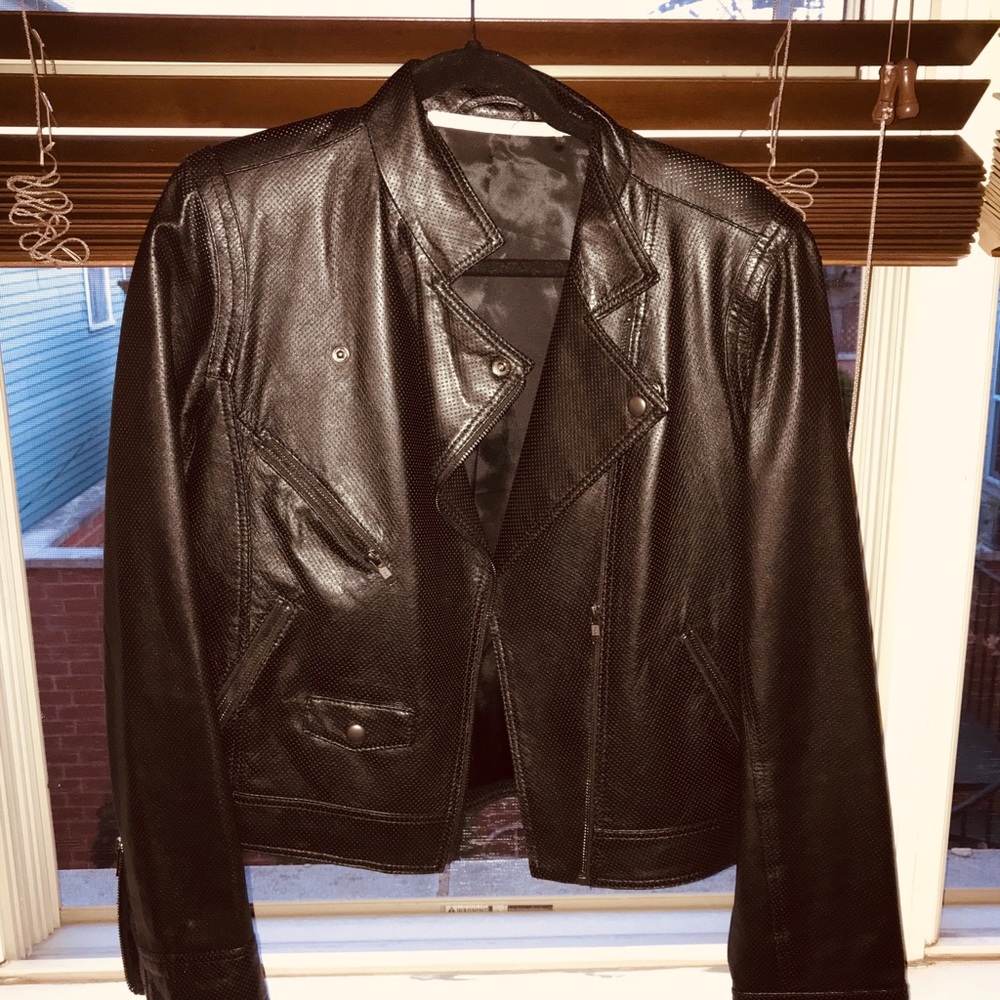 Leather jacket